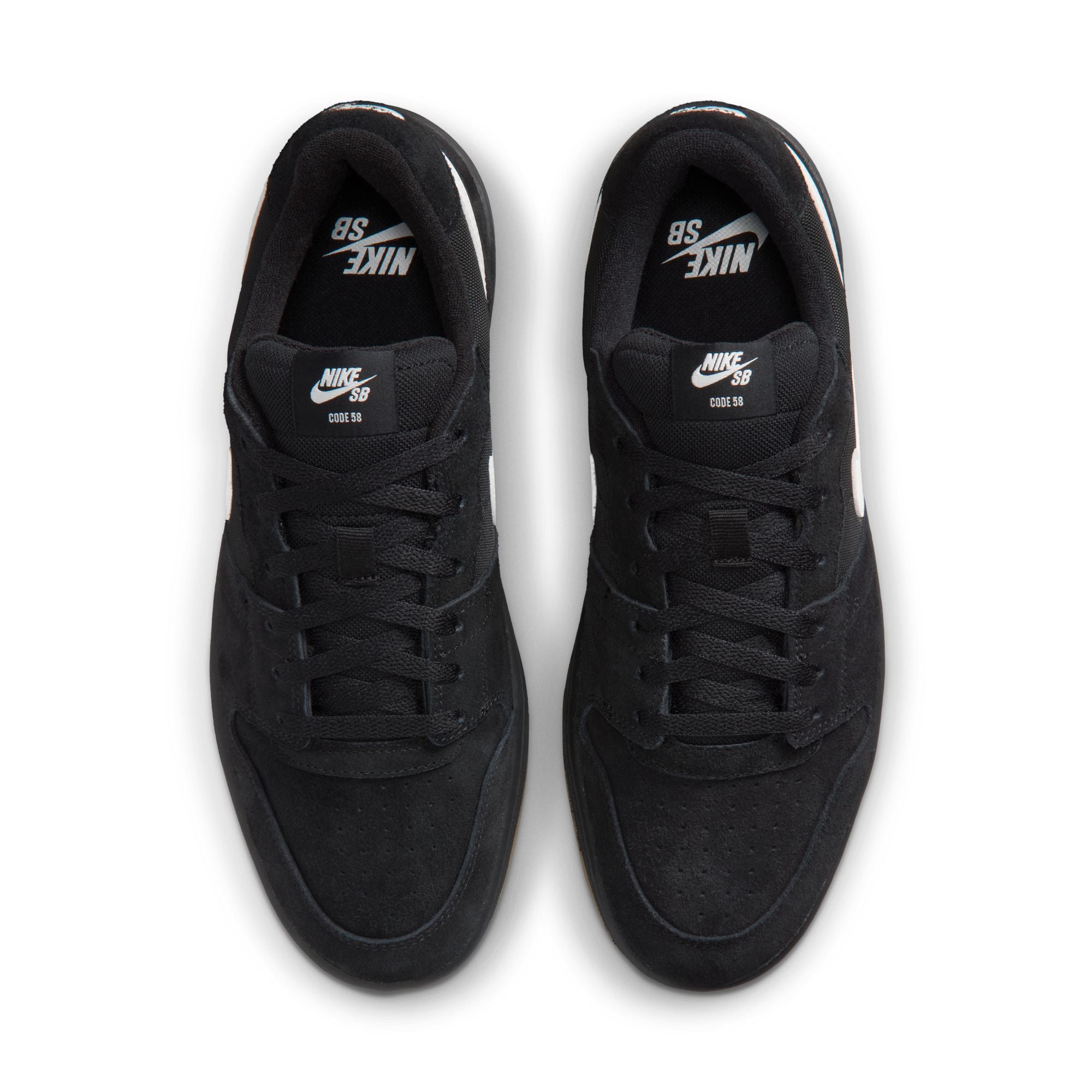 NIKE SB CODE 58 - BLACK/BLACK/GUM LIGHT BROWN/SUMMIT WHITE
