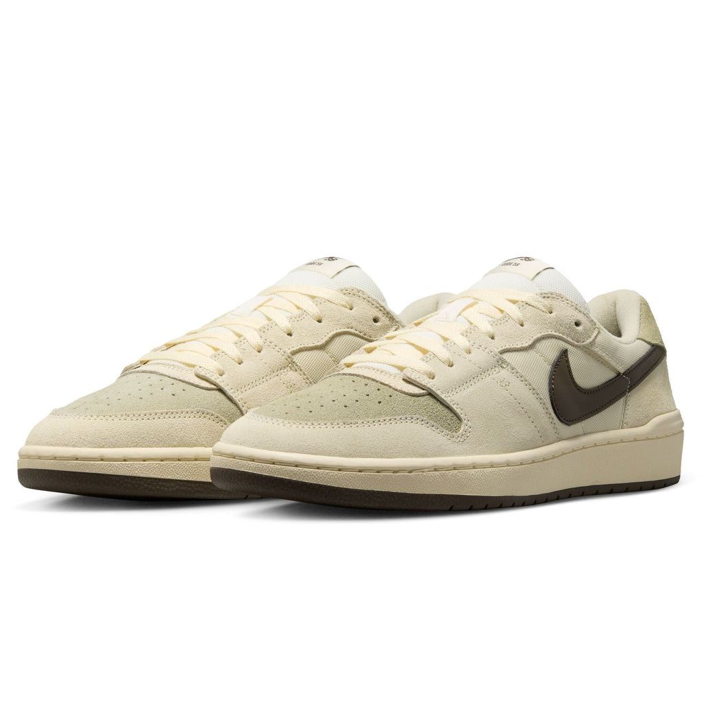 Nike SB Code 58 Skate Shoes in Pale Ivory/Dark Hazel-Lt Khaki-Muslin | Free Aotearoa shipping when you order your Nike SB over $100* with Pavement Skate Store!