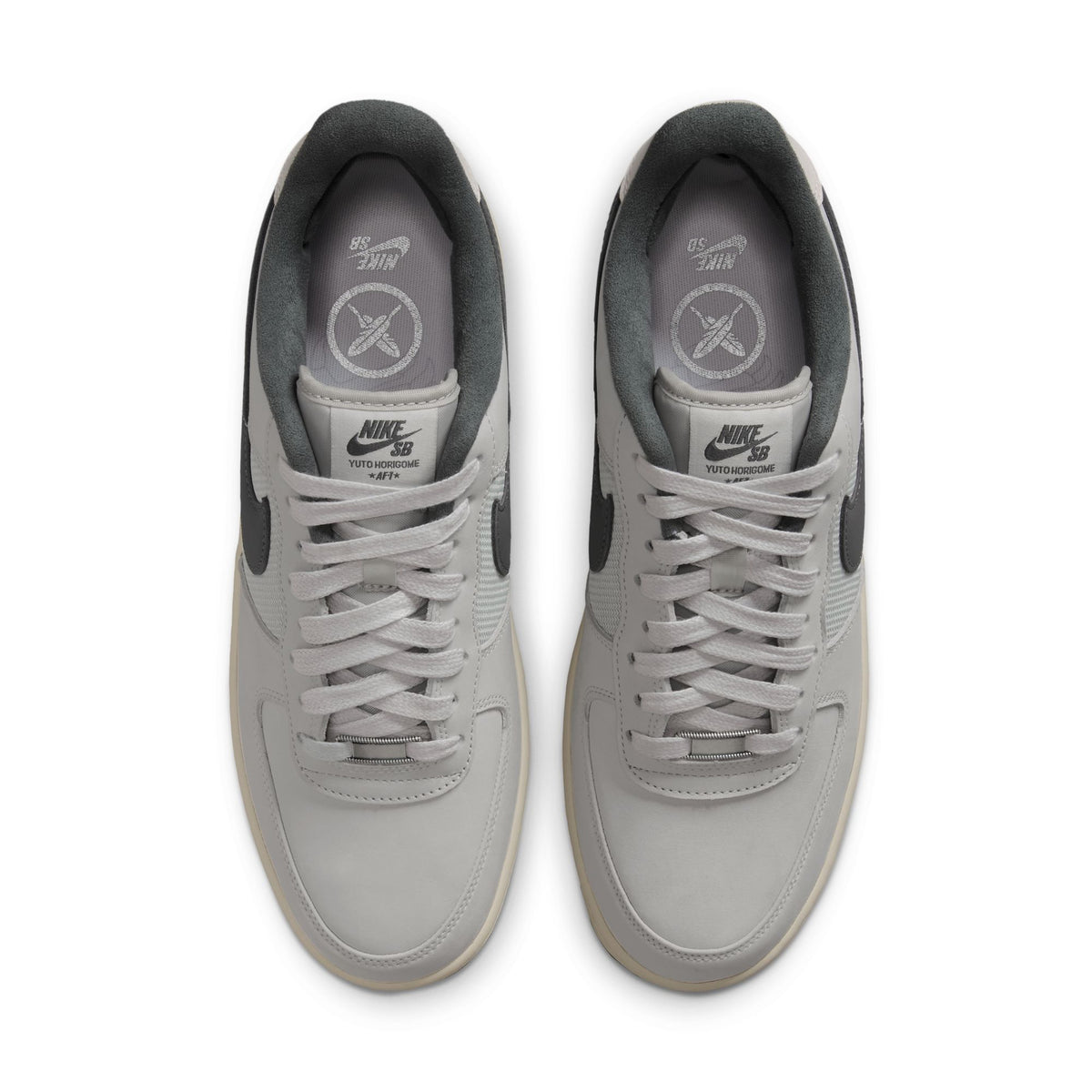 Nike SB Air Force 1 Yuto Horigome Shoes - White/Iron Grey-White-Coconut Milk Style: IO8439-100 | Free Aotearoa NZ shipping with Pavement Skate Store!
