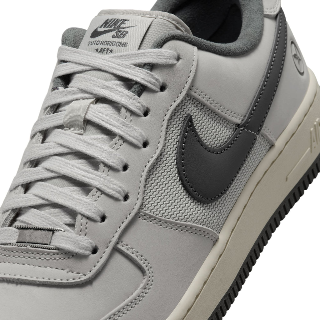 Nike SB Air Force 1 Yuto Horigome Shoes - White/Iron Grey-White-Coconut Milk Style: IO8439-100 | Free Aotearoa NZ shipping with Pavement Skate Store!
