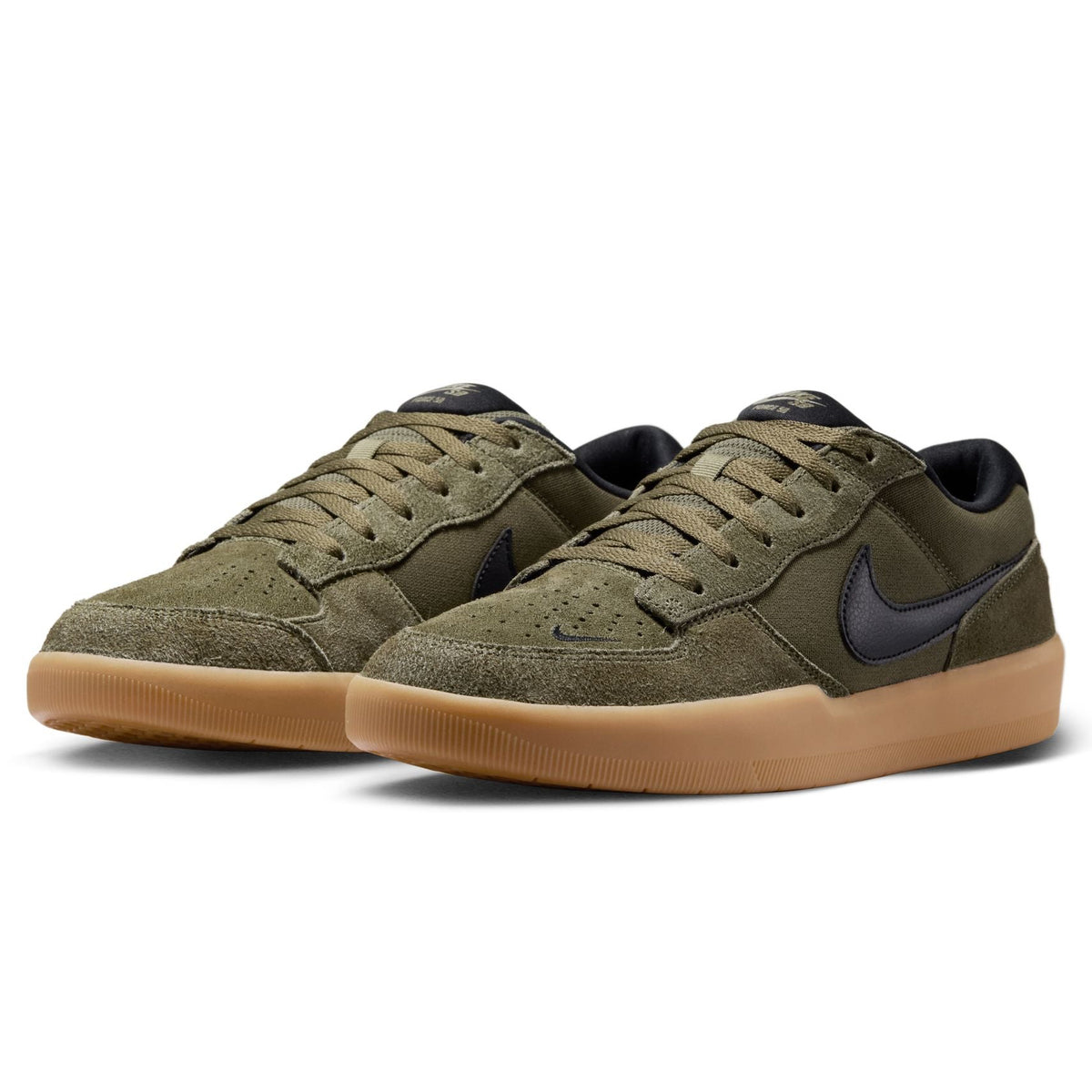 Nike SB Force 58 in Medium Olive/Black-Medium Olive | Free Aotearoa shipping when you order your Nike SB over $100* with Pavement Skate Store!