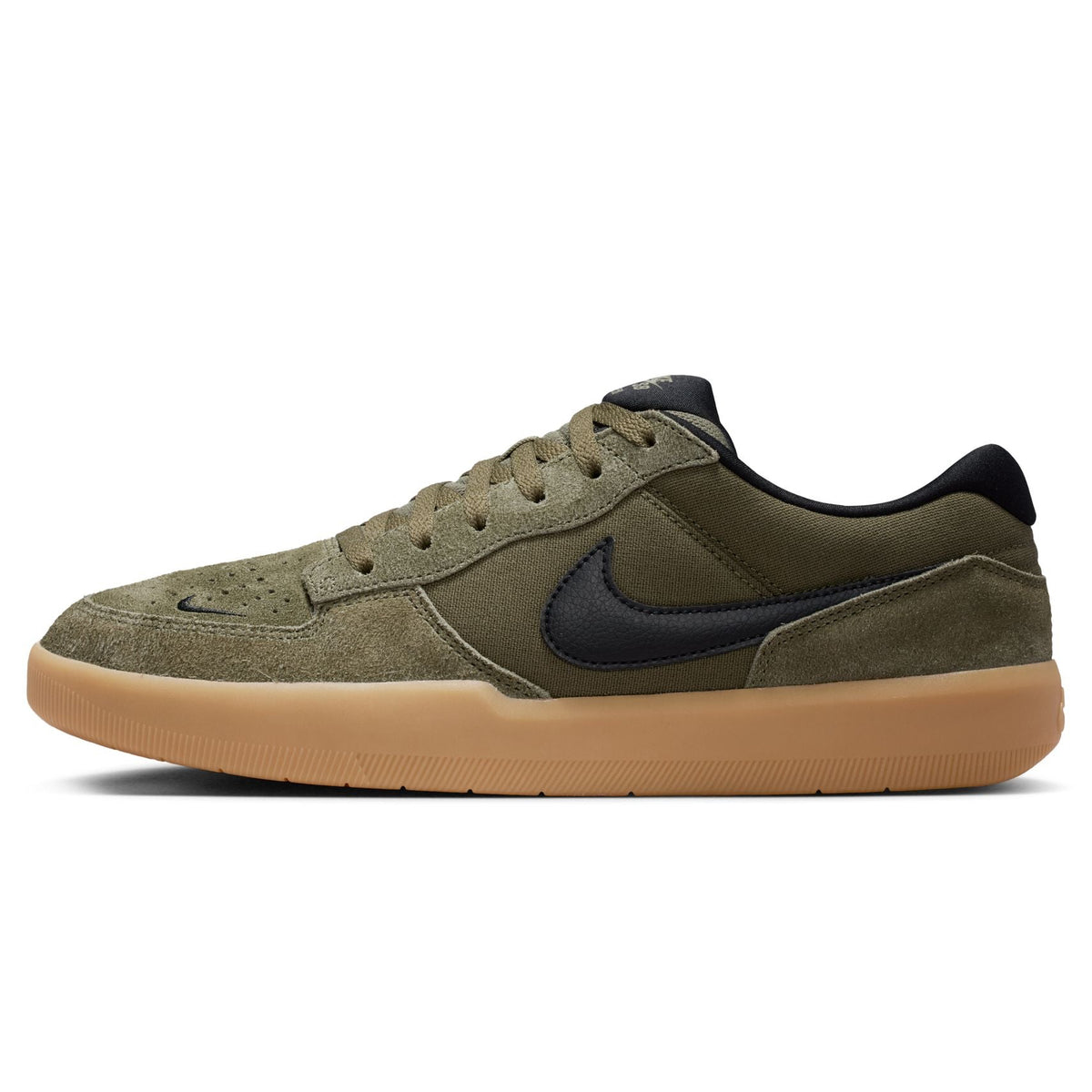 Nike SB Force 58 in Medium Olive/Black-Medium Olive | Free Aotearoa shipping when you order your Nike SB over $100* with Pavement Skate Store!