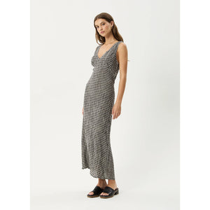 Afends Asta Seersucker Maxi Dress - Steel Check. Check out the latest range of Afends from Pavement Skate Shop! Order online and get free shipping over $100*