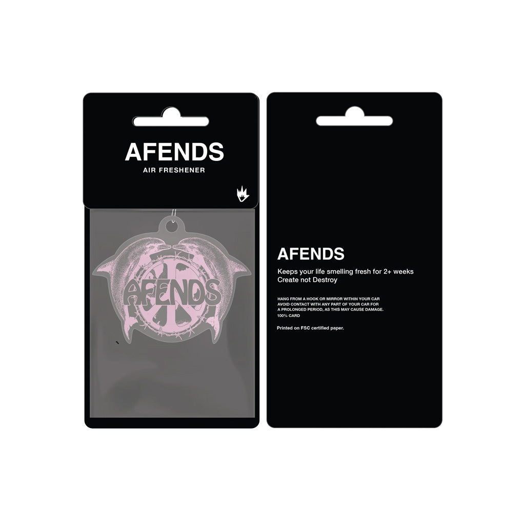 Afends Dolphends Air Freshener Black | Free Aotearoa NZ shipping on your Afends orders over $100* when you shop with Pavement Skate Store!
