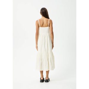 Buy Afends Splice Organic Maxi Dress - White/Lemongrass with Pavement Skate Store and receive free Aotearoa NZ shipping over $100* when you order online!