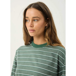 Afends Altitude Long Sleeve Tee in Pine Stripe | Free Aotearoa NZ delivery on your Afends order over $100* with Pavement Skate Store.
