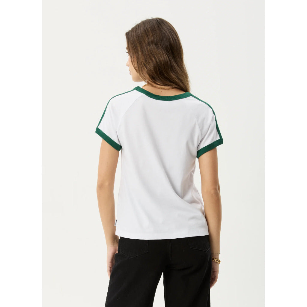 Afends Games Regular Tee - White | Shop Afends womens clothing online with Pavement Skate Store with free Aotearoa NZ shipping over $100*!