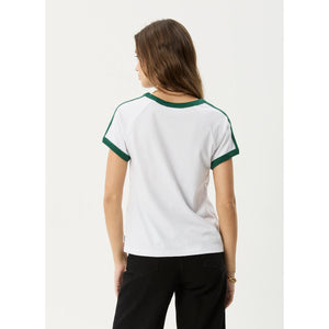 Afends Games Regular Tee - White | Shop Afends womens clothing online with Pavement Skate Store with free Aotearoa NZ shipping over $100*!