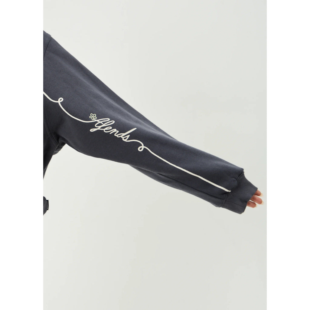Afends Locket Crew - Charcoal | Shop Afends womens clothing online with Pavement Skate Store with free Aotearoa NZ shipping over $100*!