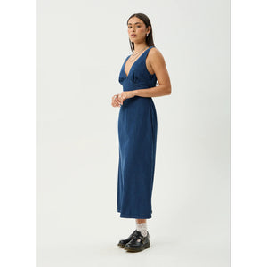 Afends Palmer Maxi Dress in Ink | Free Aotearoa NZ delivery on your Afends order over $100* with Pavement Skate Store.