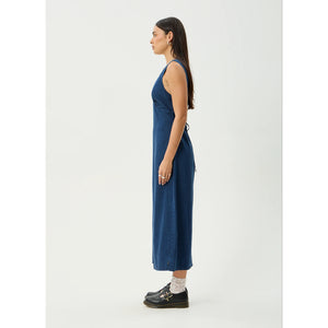 Afends Palmer Maxi Dress in Ink | Free Aotearoa NZ delivery on your Afends order over $100* with Pavement Skate Store.