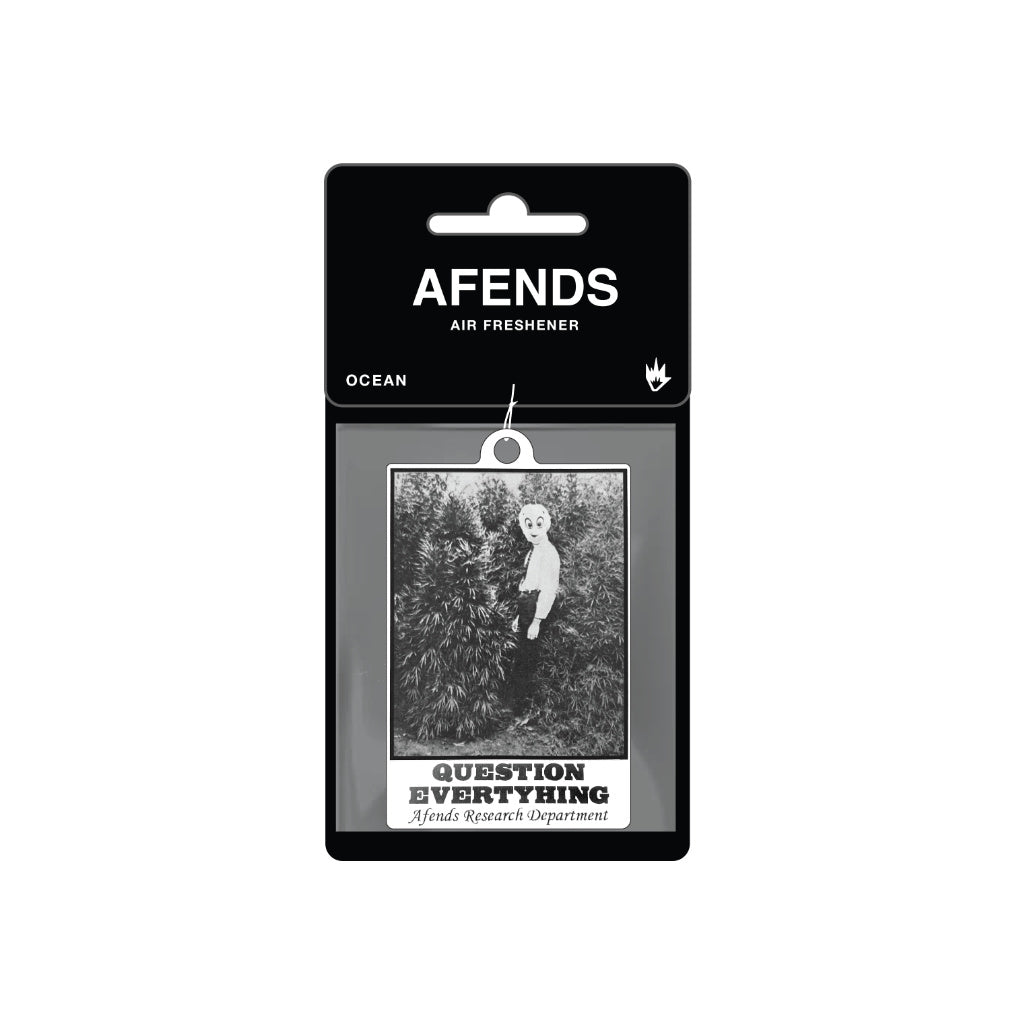 Afends Research Air Freshner - Black | Free Aotearoa NZ delivery on your Afends order over $100* with Pavement Skate Store.