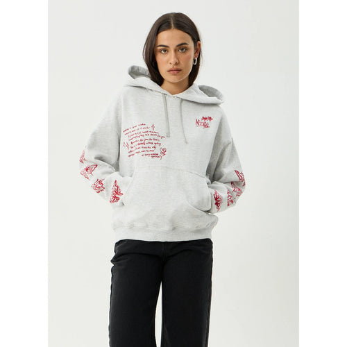 Afends Rise Pull On Hood - Grey Marle | Shop Afends womens clothing online with Pavement Skate Store with free Aotearoa NZ shipping over $100*!
