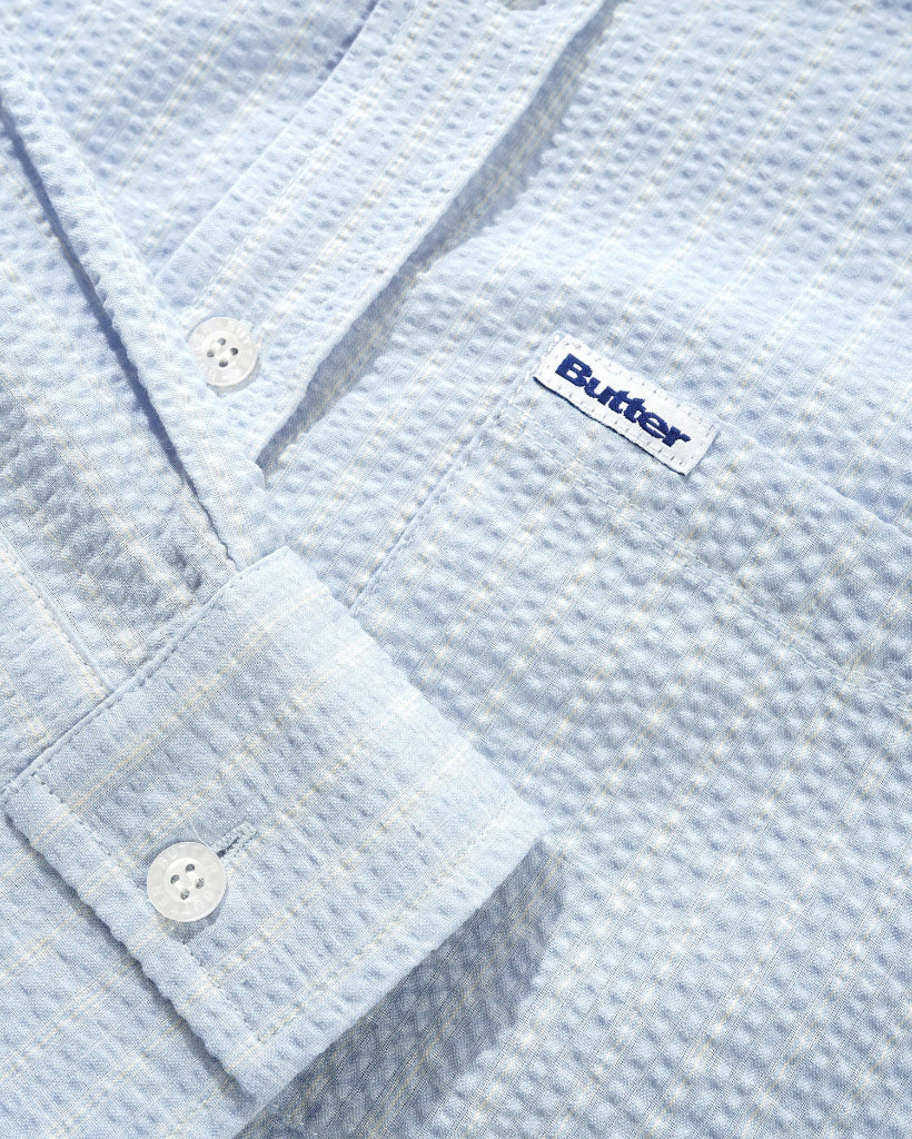 Butter Goods X Daniel Johnston Alive Again Shirt in Light Blue | Shop Butter clothing online with Pavement Skate Store - Free Aotearoa NZ shipping over $100*!