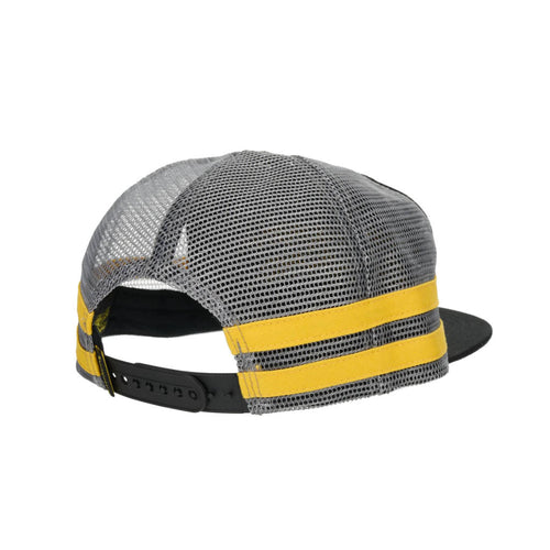 Anti Hero Basic Eagle Cap in Black/Charcoal/Yellow | Free Aotearoa NZ shipping on Anti Hero  Skateboard orders over $100* with Pavement Skate Store!