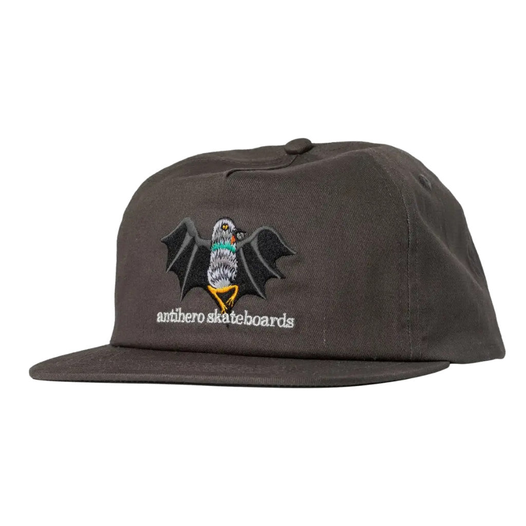 Anti Hero Vampigeon Snapback in Charcoal | Shop Anti-Hero Skateboards online with Pavement with free Aotearoa NZ shipping on orders over $100*!