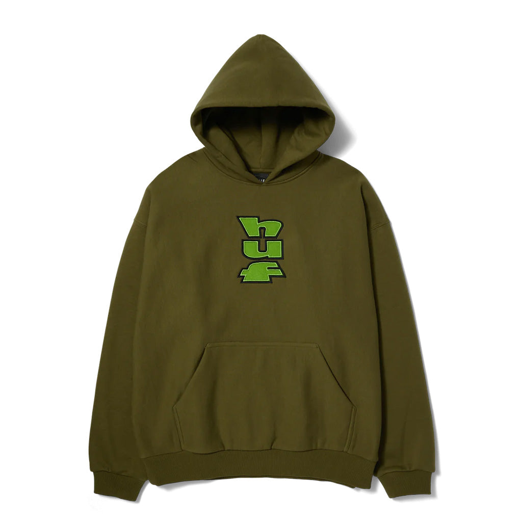 Huf Worldwide Benton Heavyweight Fleece - Dried Herb. The Benton Heavyweight Fleece is a cotton/poly relaxed fit pullover hoodie with appliqué artwork. 80/20 cotton-poly (400GM) heavyweight pullover fleece. Free Aotearoa shipping - Same day Ōtepoti delivery. Shop HUF Worldwide online with Pavement skate store.