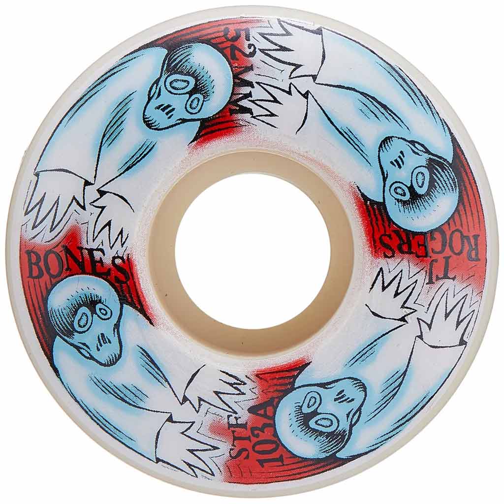 Bones Pro STF Rogers Whirling Specters V3 Slim 54mm Skateboard Wheels. Shop skateboard wheels online with Pavement skate store and enjoy free NZ shipping over $150, Same day Dunedin delivery - Easy returns.