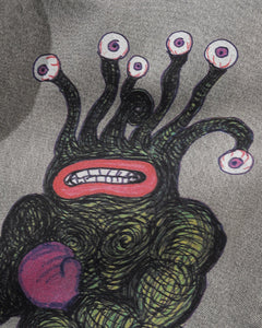 Butter Goods X Daniel Johnston Boxing Denim Jeans in Washed Grey | Shop Butter clothing online with Pavement Skate Store - Free Aotearoa NZ shipping over $100*