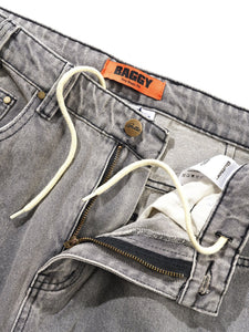 Butter Goods X Daniel Johnston Boxing Denim Jeans in Washed Grey | Shop Butter clothing online with Pavement Skate Store - Free Aotearoa NZ shipping over $100*