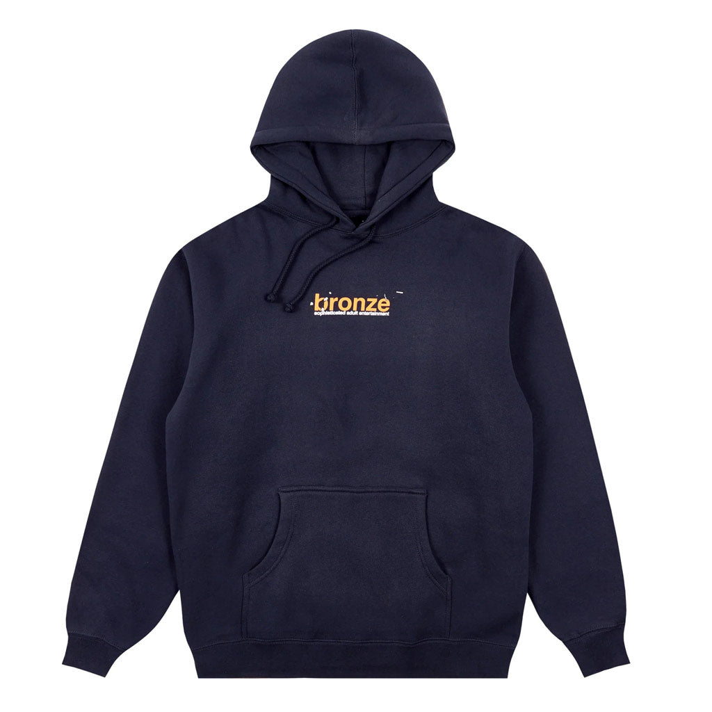BRONZE SOPHISTICATED ADULT ENTERTAINMENT HOODY - NAVY