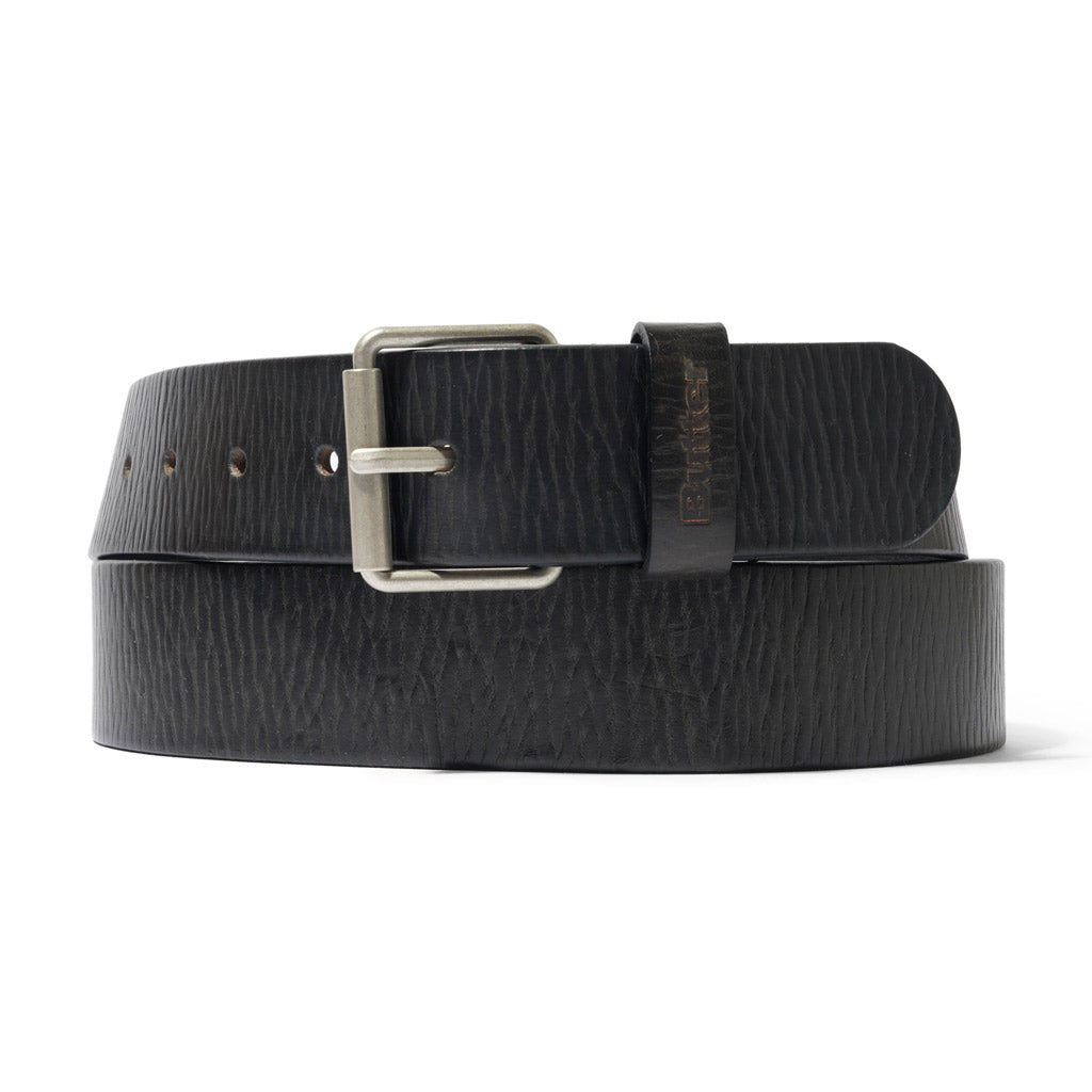Butter Goods Distressed Leather Belt Black | Free Aotearoa NZ shipping over $100* when you order your Butter Goods clothing online with Pavement Skate Store.