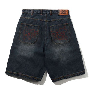 Butter Goods Blotch Denim Shorts in Streaky Navy | Shop all new Butter Goods online with Pavement with free Aotearoa shipping on orders over $100*