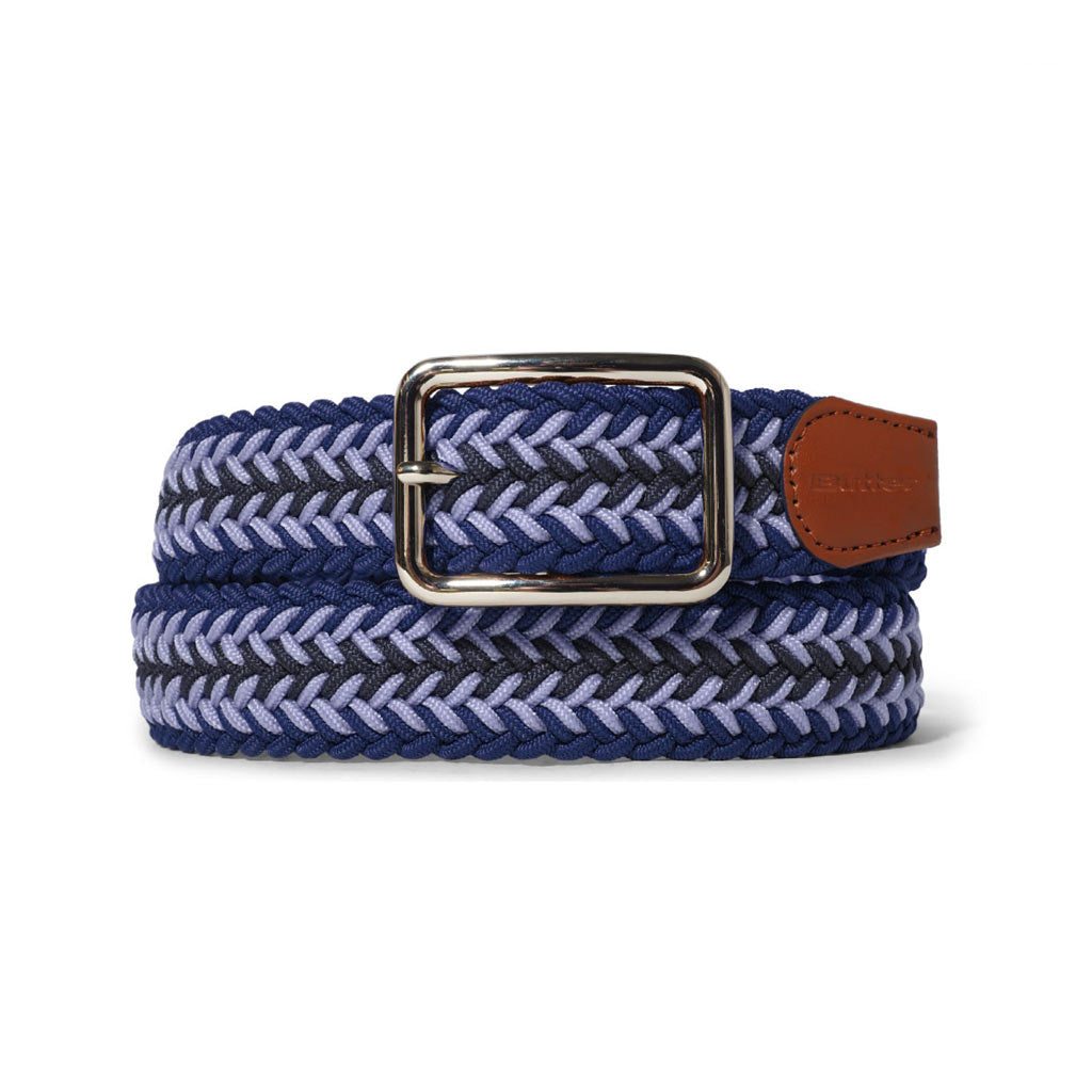 Butter Goods Braided Belt in Navy/Lavender. Shop premium Butter Goods clothing online with Pavement Skate Store. Free Aotearoa NZ shipping over $100*