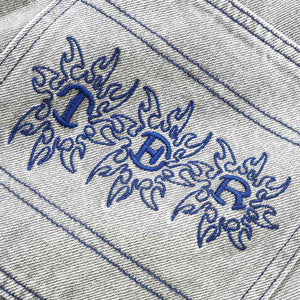 Butter Goods Bronco Denim Shorts - Washed Grey | Shop Butter Goods online with Pavement Skate Store and enjoy free Aotearoa shipping on orders over $100*!