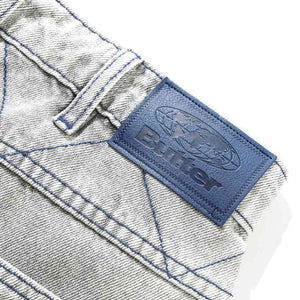 Butter Goods Bronco Denim Shorts - Washed Grey | Shop Butter Goods online with Pavement Skate Store and enjoy free Aotearoa shipping on orders over $100*!