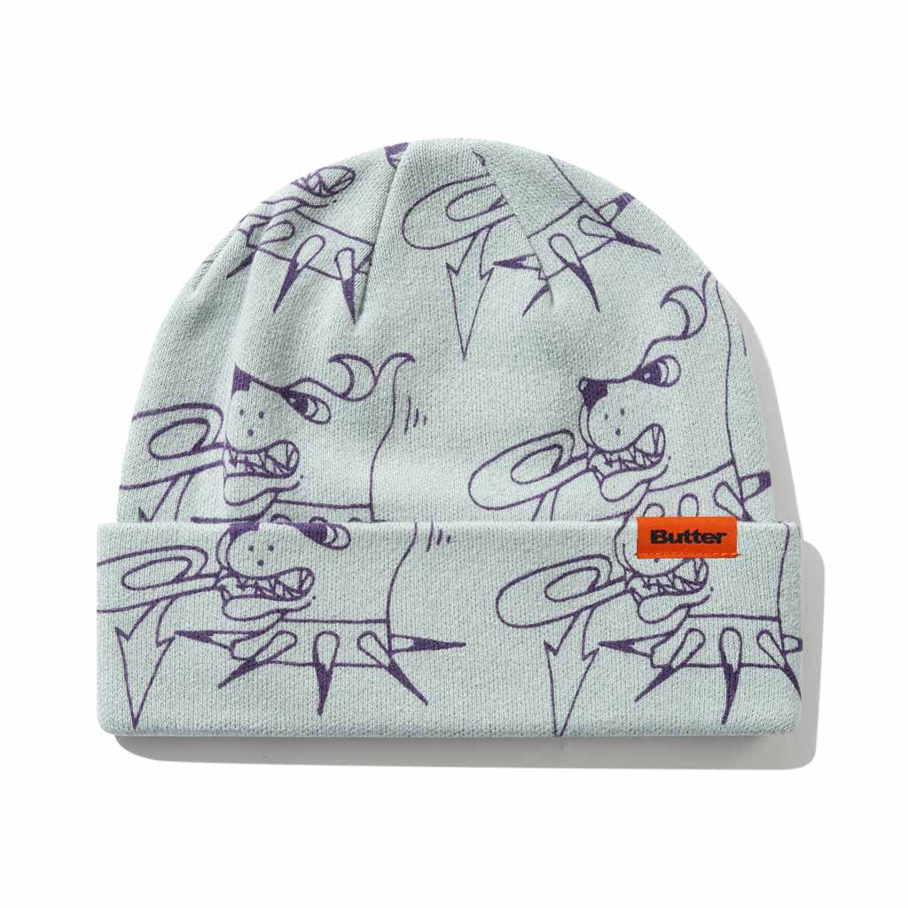 Butter Goods Canine Beanie - Grey | Shop Butter Goods online with Pavement Skate Store and enjoy free Aotearoa shipping on orders over $100*!