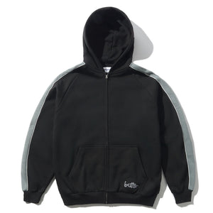 Butter Goods Connection Zip Thru Hood - Black | Shop Butter Goods online with Pavement Skate Store and enjoy free Aotearoa shipping on orders over $100*!