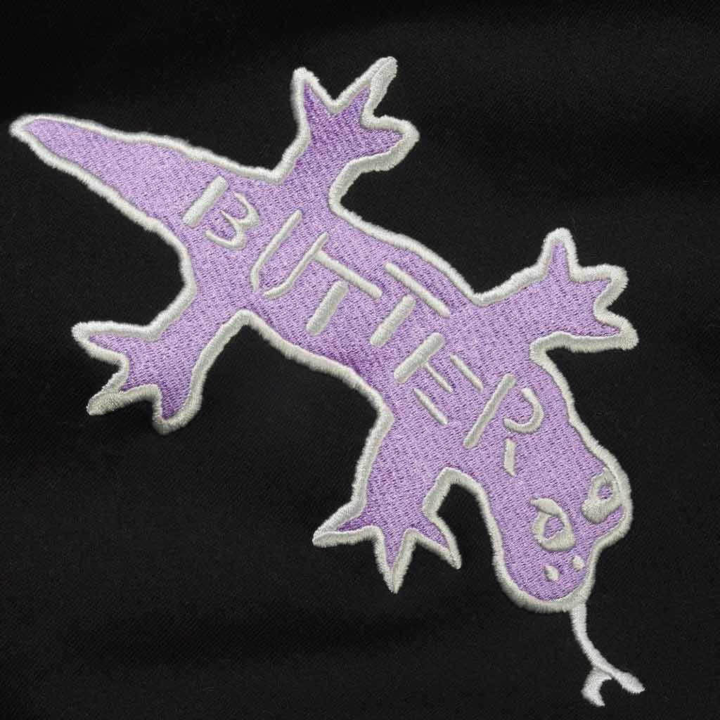 Butter Goods Reptile Hoody in Black | Free Aotearoa NZ shipping on orders over $100* when you shop Butter Goods online with Pavement Skate Store!