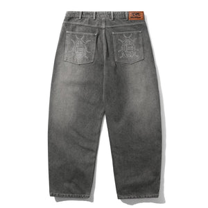 Butter Goods Roach Denim Jeans - Black Wash | Shop Butter Goods online with Pavement Skate Store and enjoy free Aotearoa shipping on orders over $100*!