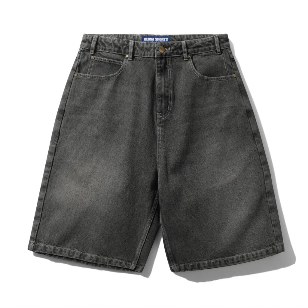 Butter Goods Roach Denim Shorts - Black Wash| Shop Butter Goods online with Pavement Skate Store and enjoy free Aotearoa shipping on orders over $100*!