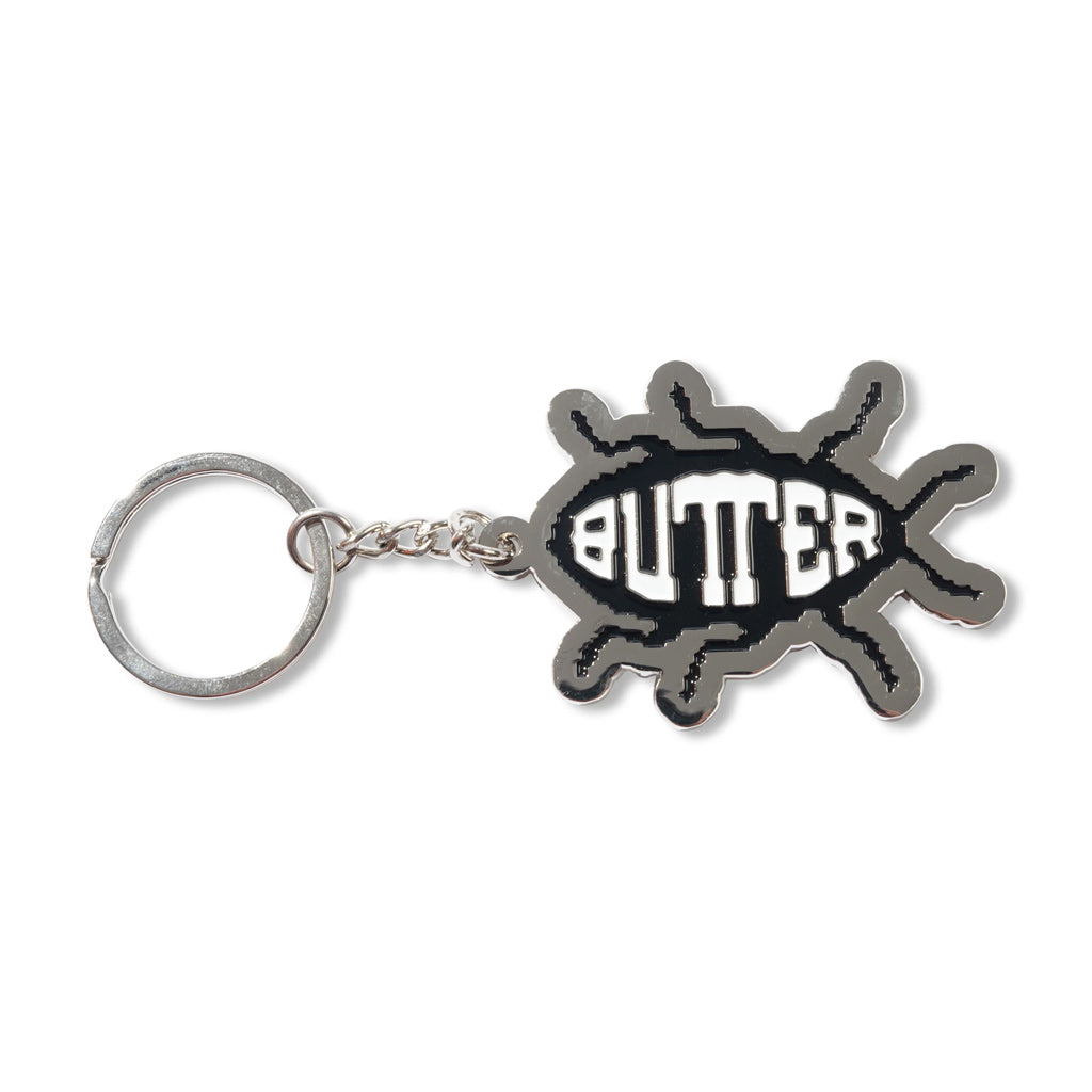 Butter Goods Roach Enamel Key Chain - Silver | Shop Butter Goods online with Pavement Skate Store and enjoy free Aotearoa shipping on orders over $100*!