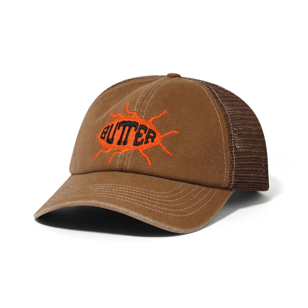 Butter Goods Roach Trucker Cap - Chocolate | Shop Butter Goods online with Pavement Skate Store and enjoy free Aotearoa shipping on orders over $100*!