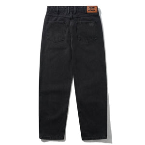 Butter Goods Straight Leg Denim Jeans - Washed Black | Shop Butter Goods online with Pavement Skate Store and enjoy free Aotearoa shipping on orders over $100*!