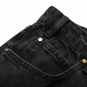 Butter Goods Straight Leg Denim Jeans - Washed Black | Shop Butter Goods online with Pavement Skate Store and enjoy free Aotearoa shipping on orders over $100*!
