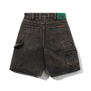 Butter Goods Weathergear Denim Shorts Brown Tint | Free Aotearoa NZ shipping on orders over $100* when you shop Butter Goods online with Pavement Skate Store!