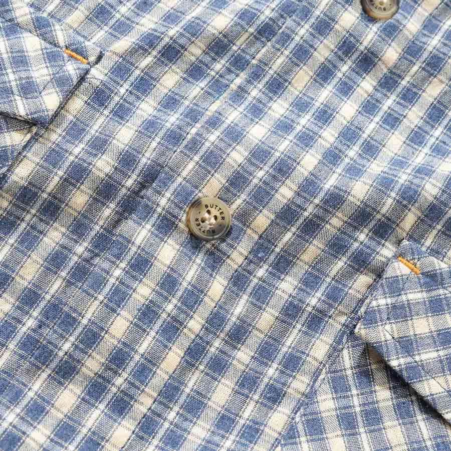 Butter Goods Witness S/S Shirt - Navy | Shop Butter Goods online with Pavement Skate Store and enjoy free Aotearoa shipping on orders over $100*!