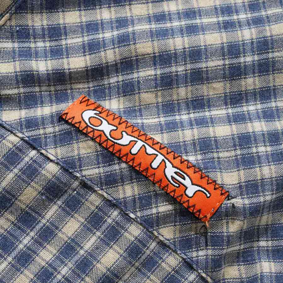 Butter Goods Witness S/S Shirt - Navy | Shop Butter Goods online with Pavement Skate Store and enjoy free Aotearoa shipping on orders over $100*!