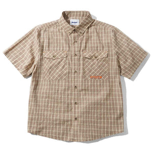 Butter Goods Witness S/S Shirt - Taupe | Shop Butter Goods online with Pavement Skate Store and enjoy free Aotearoa shipping on orders over $100*!