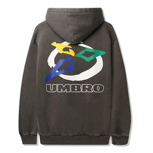 Butter Goods X Umbro Ball Pullover Hoodie - Washed Black. Cotton / Polyester blend 12oz (380 gsm) fleece. Screen print on front & back. Woven label on pocket. Mineral wash. Free New Zealand delivery. Shop Butter Goods x Umbro clothing online with Dunedin's independent skate store PAVEMENT.