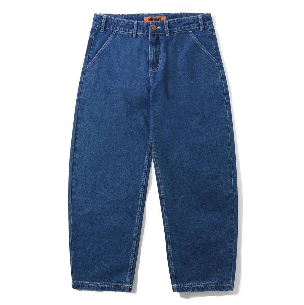 Butter Goods Scribble Denim Jeans Mid Blue - | Free Aotearoa NZ shipping over $100* when you order your Butter Goods clothing online with Pavement Skate Store.