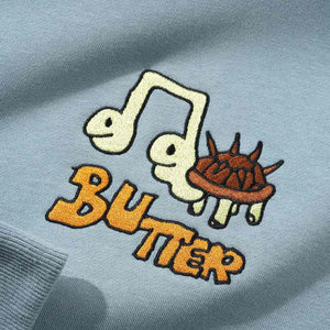 Butter Goods Turtle Pullover Hoody - Ice | Free Aotearoa NZ shipping over $100* when you order your Butter Goods clothing online with Pavement Skate Store.