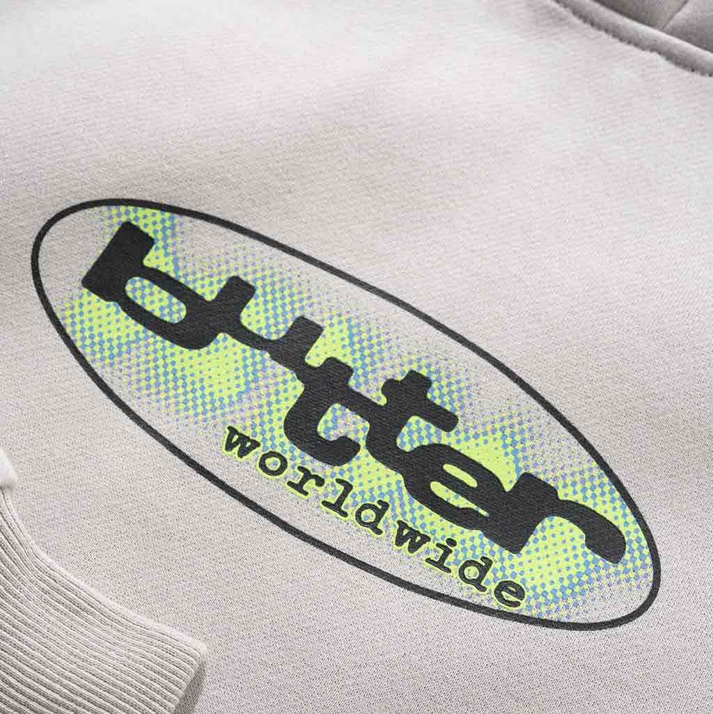 BUTTER GOODS TURTLE PULLOVER HOODY - ICE