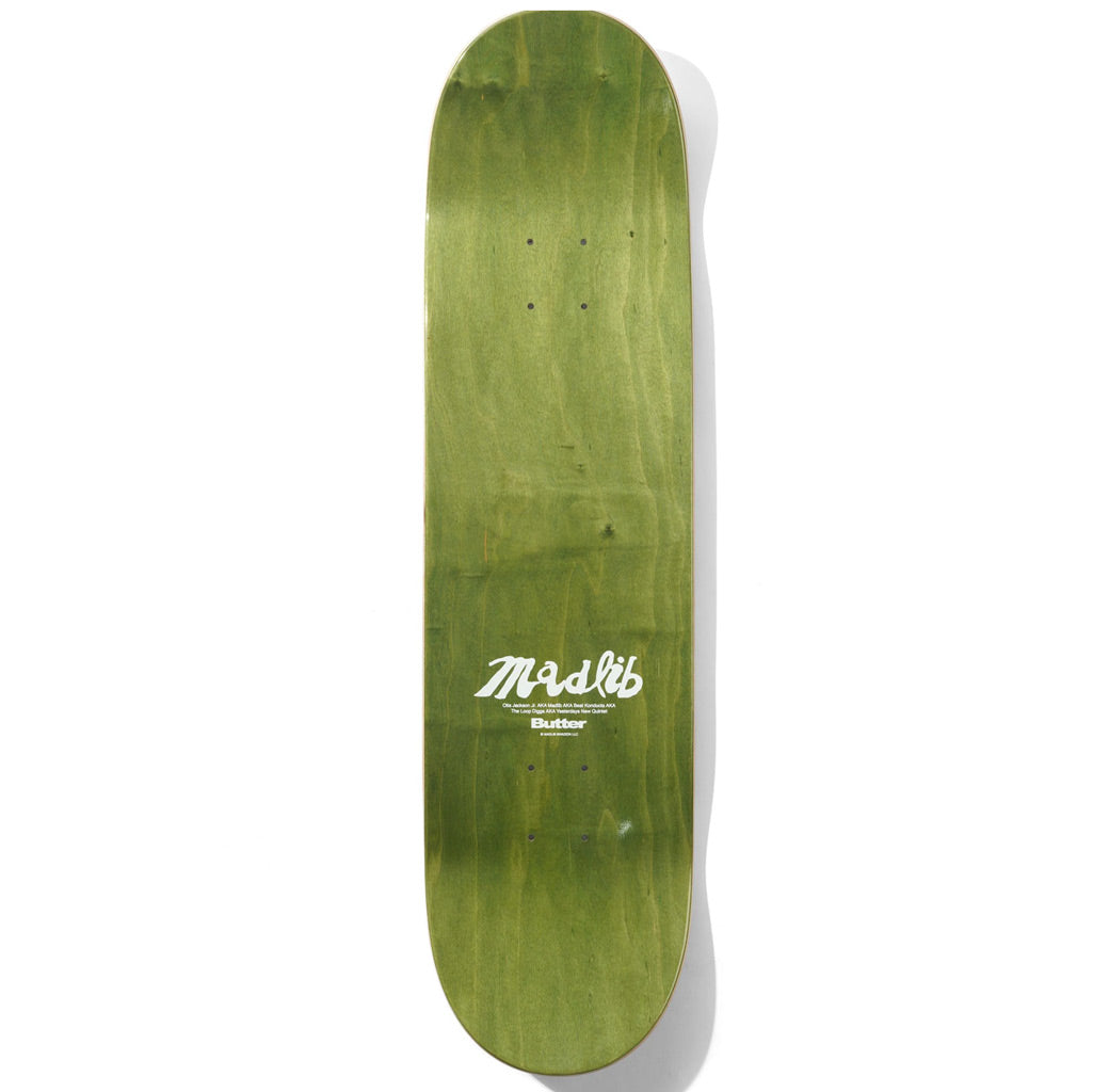 Butter X Madlib Bomb Shelter Skateboard Deck | Shop Butter Goods clothing online with Pavement Skate Store with free Aotearoa NZ shipping over $100*!