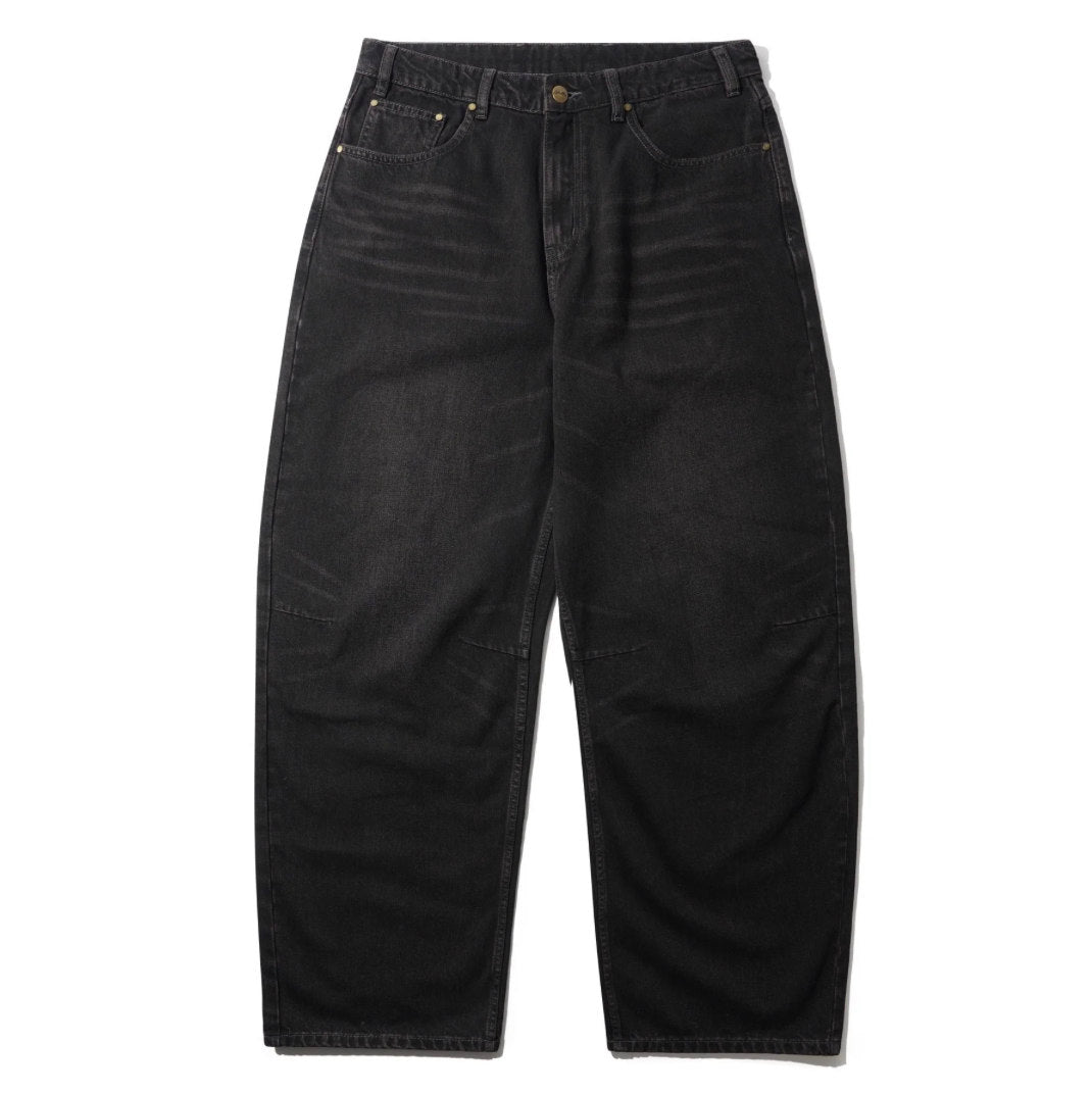 Butter Goods Wide Cut Denim Jeans in Tinted Black | Shop Butter Goods clothing online with Pavement Skate Store with free Aotearoa NZ shipping over $100*