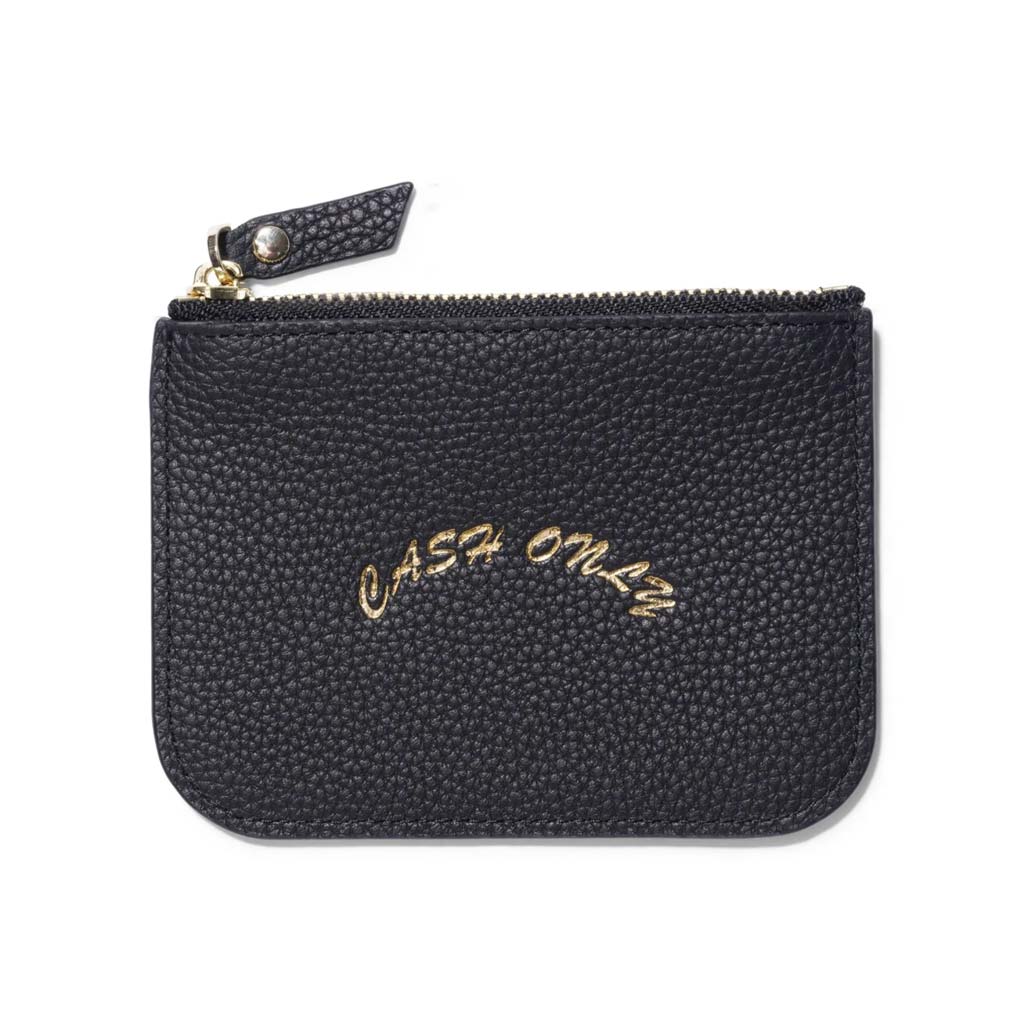 Cash Only Leather Zip Wallet - Black. Shop Cash Only online with Pavement Skate Store and receive free Aotearoa NZ shipping over $100*